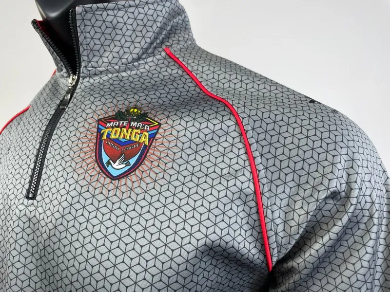 Mens Warm-up team training Dry-Fit Long Sleeve 1/4  Zip Jacket Polyester Jacket Athletic Sports Running Jacket