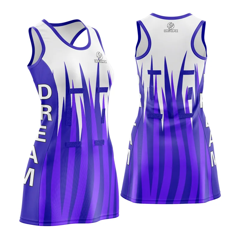  purple netball dress