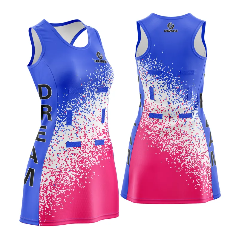 custom netball dress