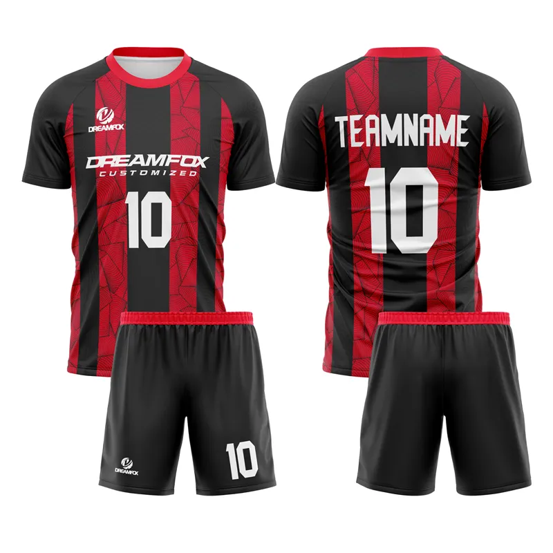 Wholesale Soccer T-shirts Football Wear 100% Polyester Soccer Uniform for Men Soccer Jersey Football Uniform Football Jersey