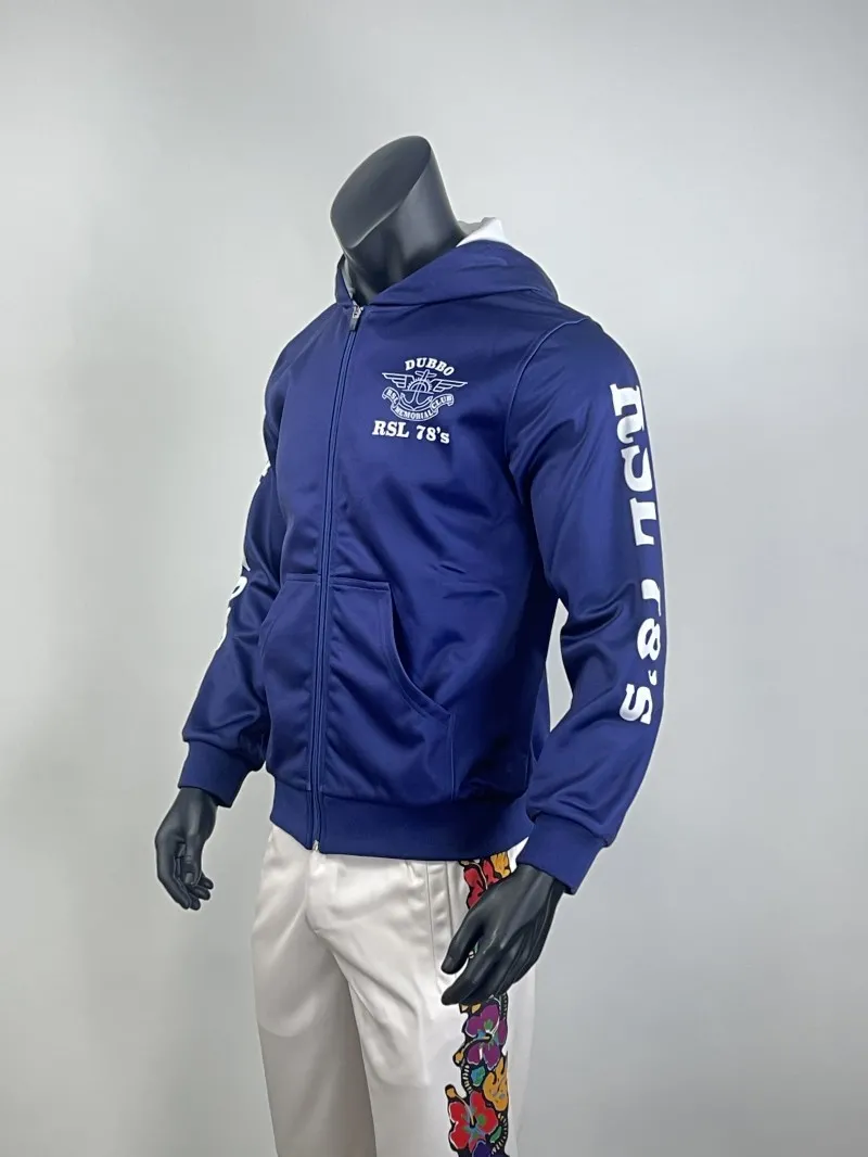 Good Quality Sublimation Men's Hoodies Custom Logo Wholesale Hoodies Blue Blank Oversized Hoodies manufacturer