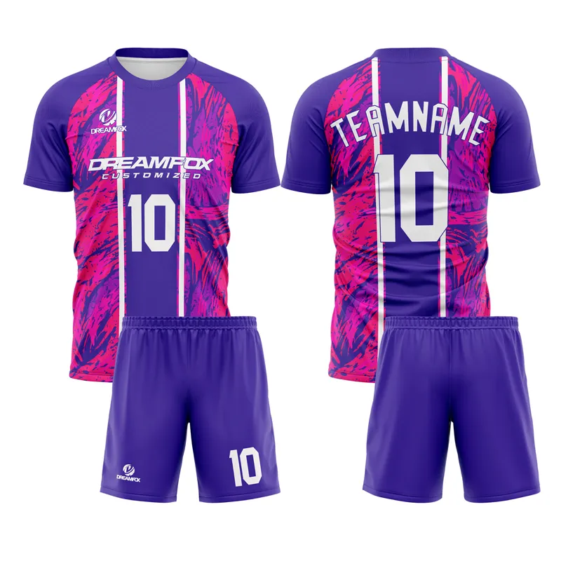 Custom Logo Soccer Uniforms Sets Blank football Team Training Jersey Full Set Customize Soccer Uniform set