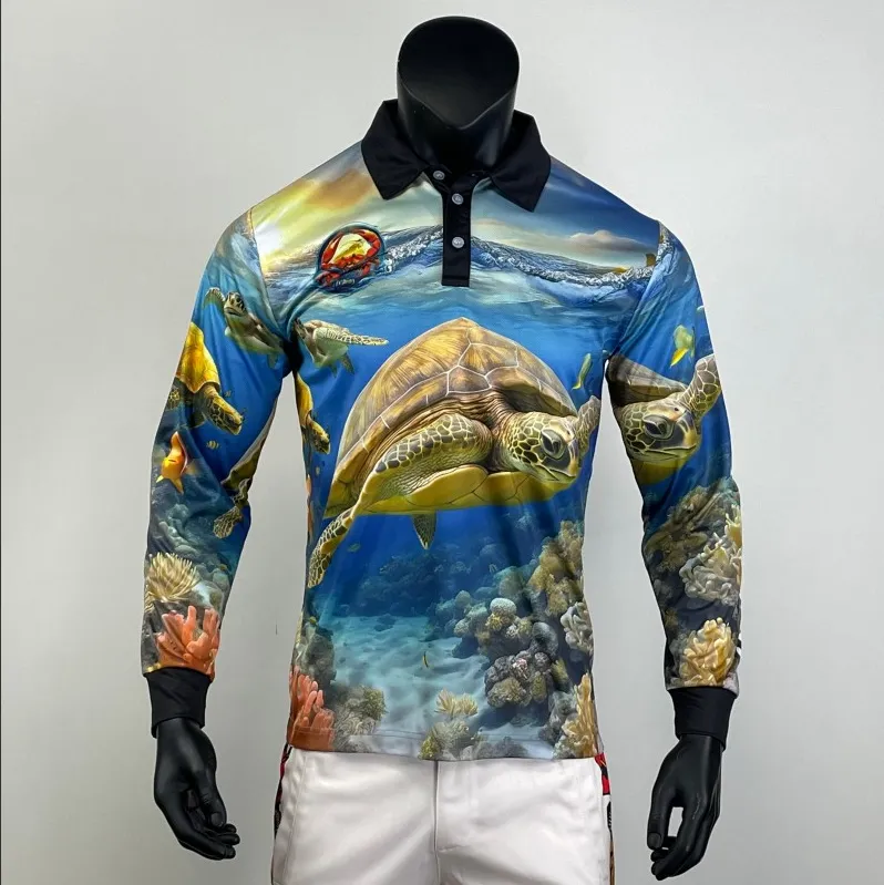 Custom Performance Sublimation Lightweight Uv Protection Polyester Breathable Upf 50 Hoodie Long Sleeve Fishing Shirt supplier