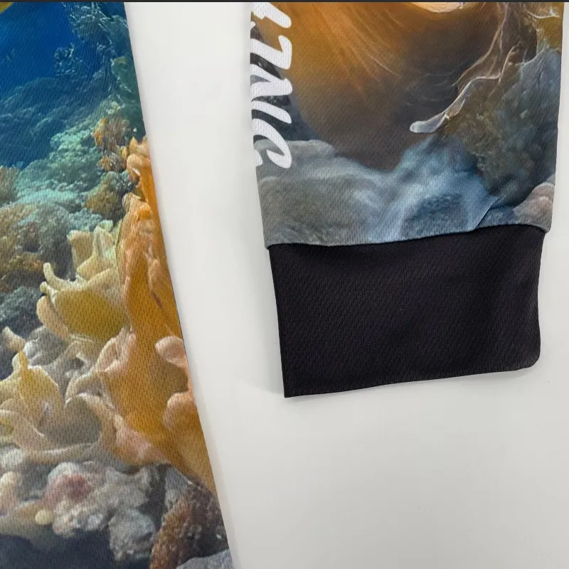 Custom Performance Sublimation Lightweight Uv Protection Polyester Breathable Upf 50 Hoodie Long Sleeve Fishing Shirt supplier