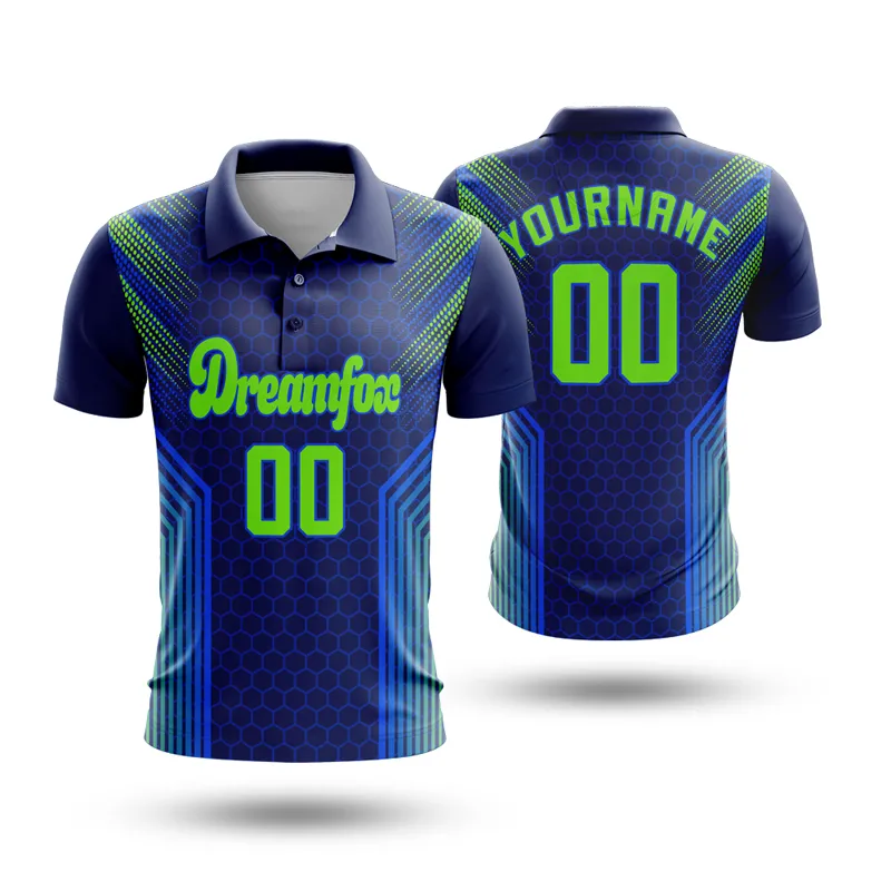Customized fully sublimated printed polo shirts