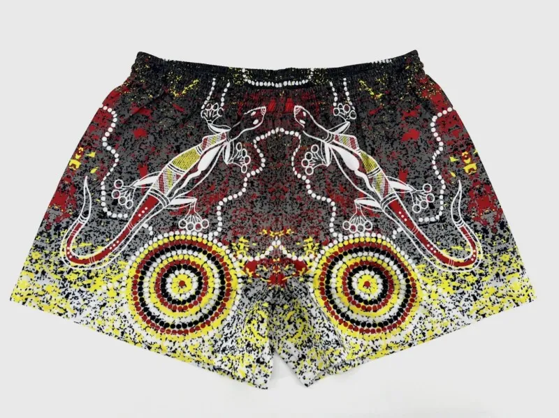 OEM custom Australia male footy short  aussie rules footy shorts men supplier
