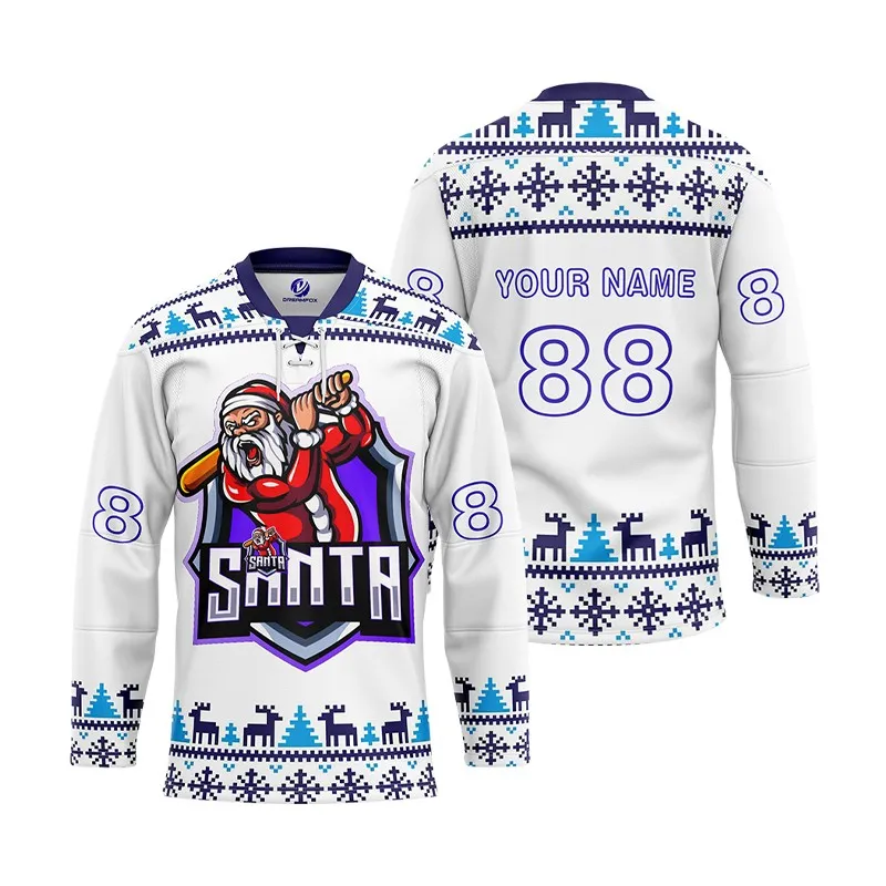 OEM Tackle Twill Team reversible Hockey Wear Custom Sublimation Practice Ice Hockey Jersey manufacturer