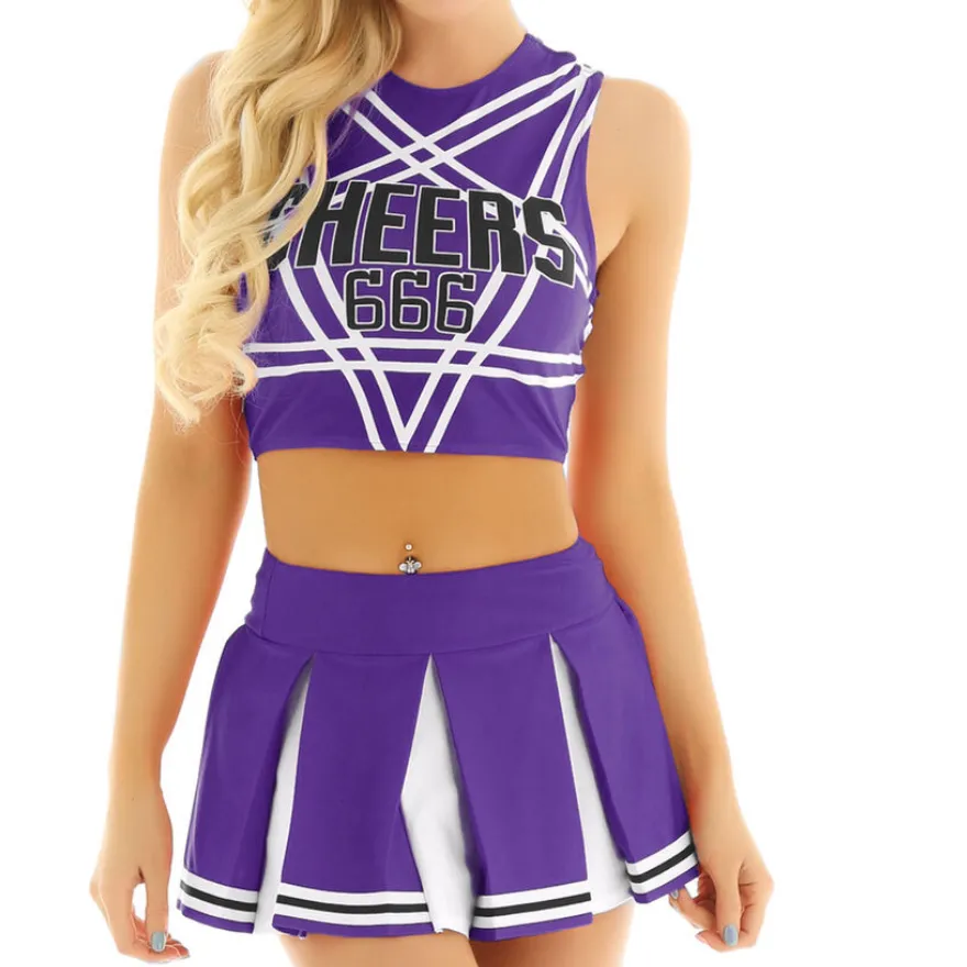 Wholesale Comfortable Compression Cheerleading Bras and Shorts Cheerleading Practice Sets With Shiny Rhinestones