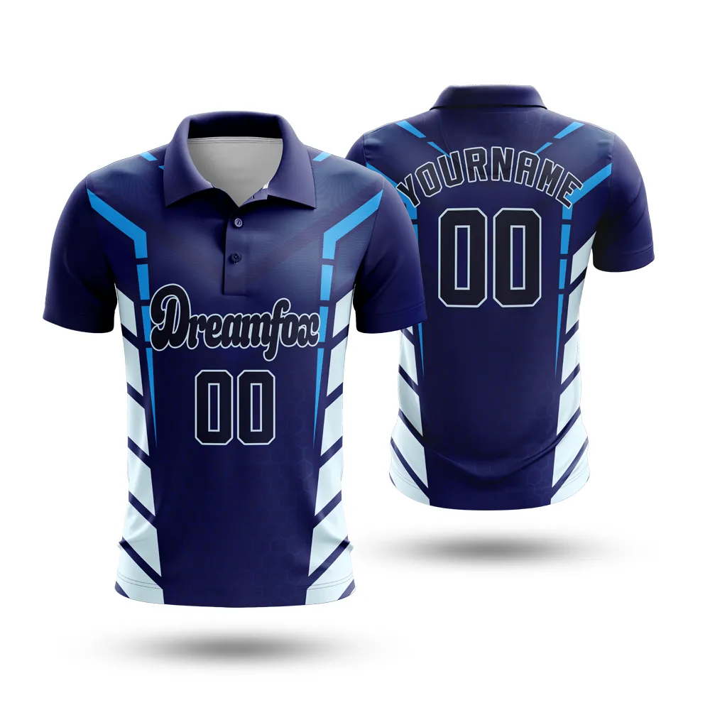 Summer High Quality Moisture Wicking Dry Fit Spandex Polyester Knitted Golf Polo T Shirts for Men