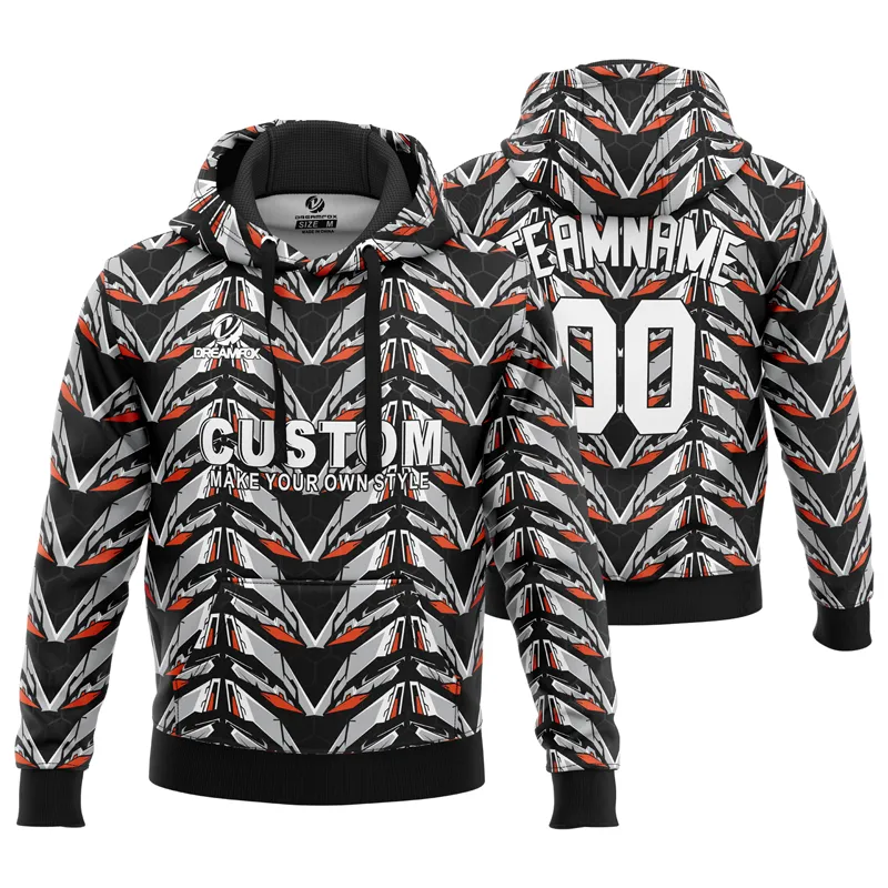 Sublimation Hoodies Unisex High Weight Custom logo 100% Polyester Blank Hoodies