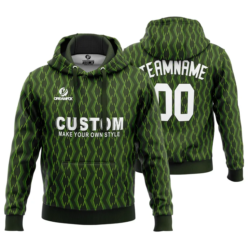 Custom Streetwear Hoodie Design Soccer Wear Men Clothes Uniform Sublimated Retro Football Jersey