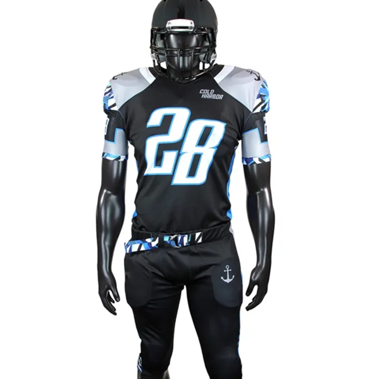 Custom Men High Quality Print Oversized Boxy Polyester Football Jersey Heat Transfers For T-shirts Retro American Jersey supplier