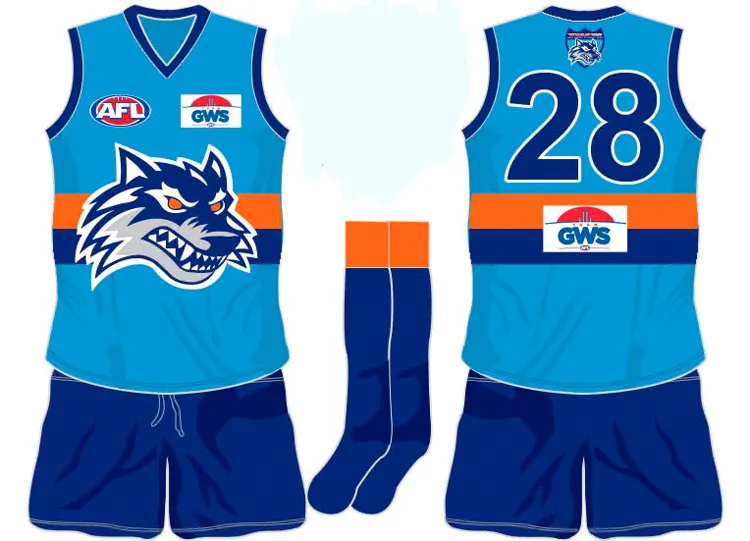 Oem Custom Best Quality Durable Afl Football Jersey Footy Jumper manufacturer