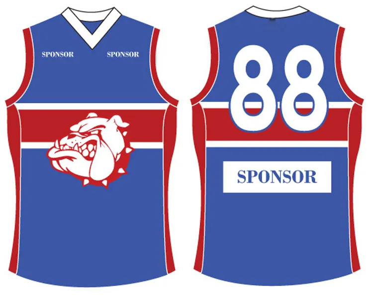 Full Sublimation Custom Australian Rules Football Jumpers AFL Uniform Footy Jersey