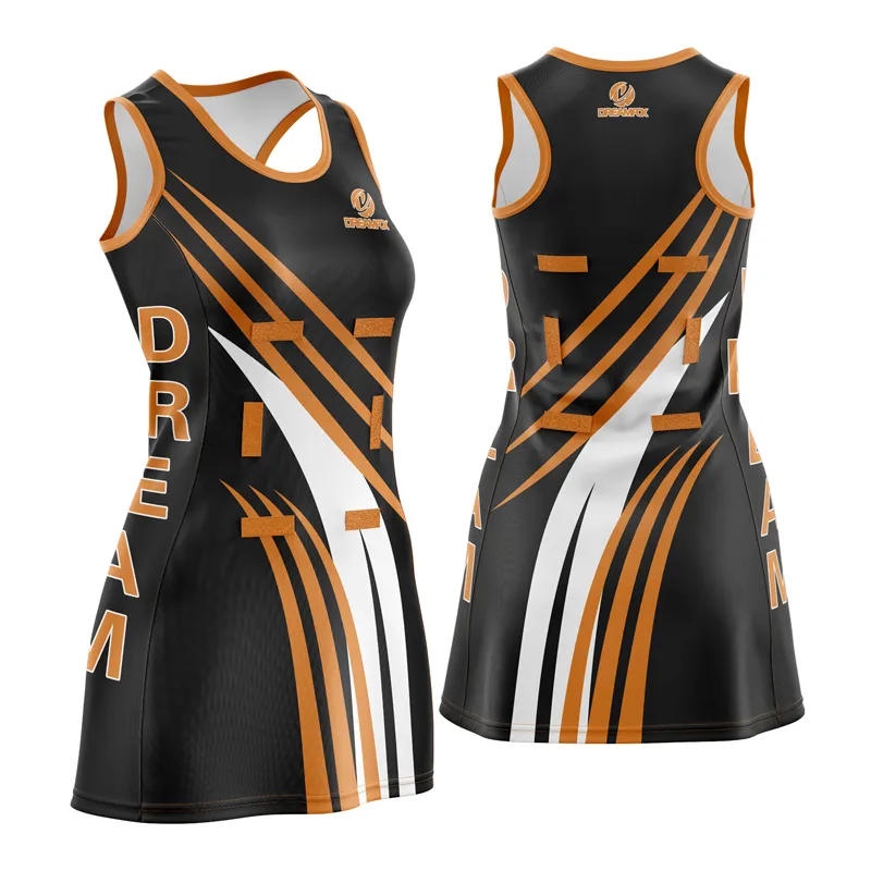 custom netball dress