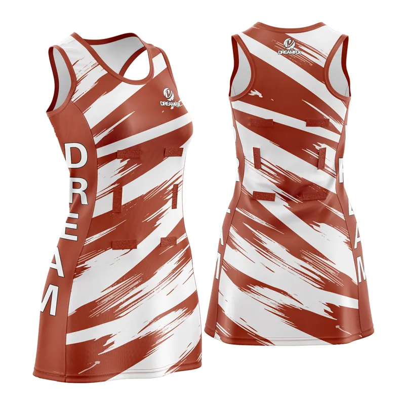custom netball dress