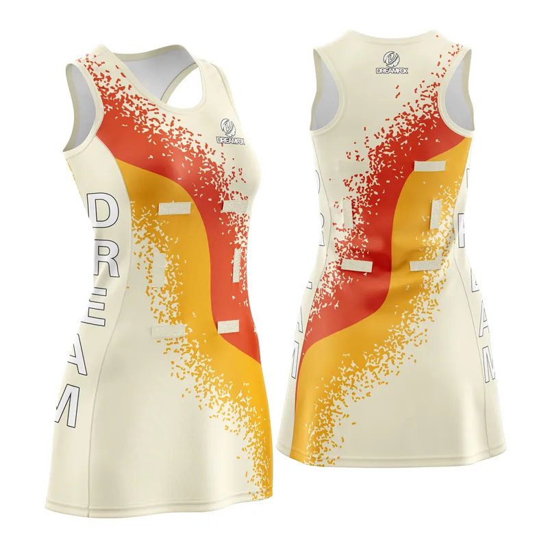 custom netball dress