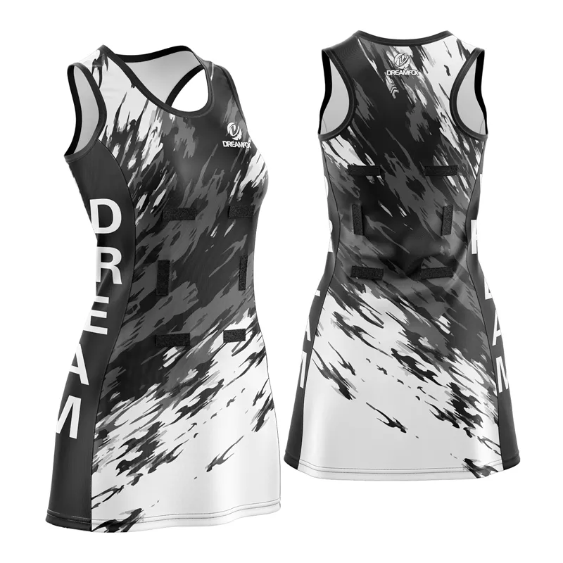 custom netball dress