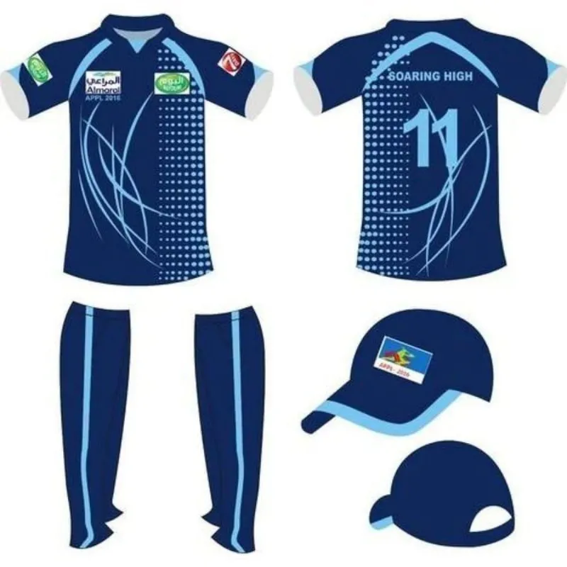 Top Trending Custom Logo Cricket Jersey Design High Quality T Shirt And Trouser Cricket Set Cricket Uniform