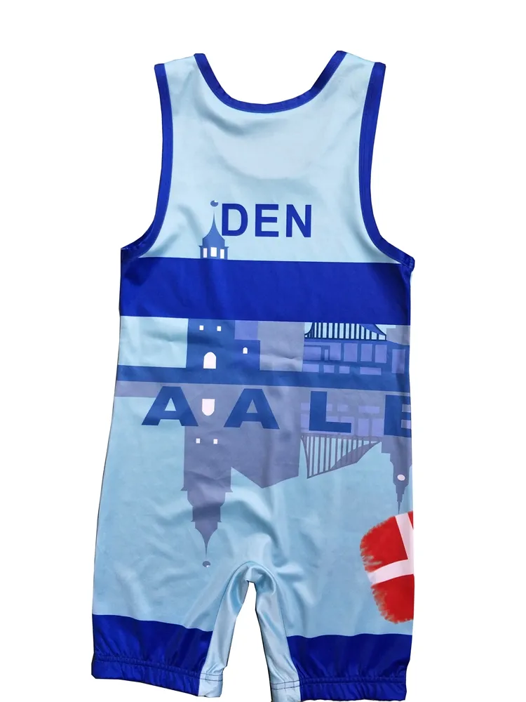New Custom Men's Wrestling Singlets All Sublimation  International Singlets