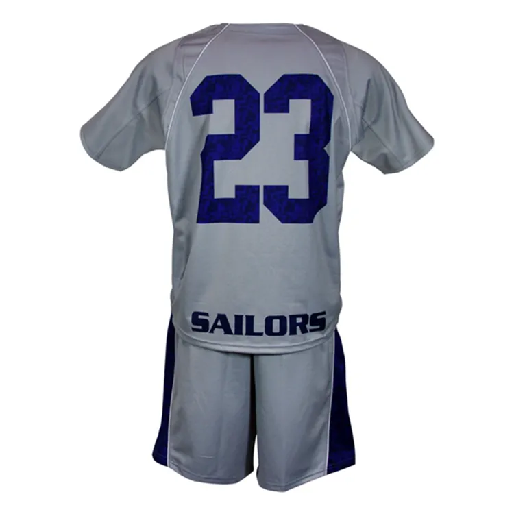 New Design Fully Customize Logo Lacrosse Jerseys Lacrosse Uniforms Men Sublimated Lacrosse Uniform Printed
