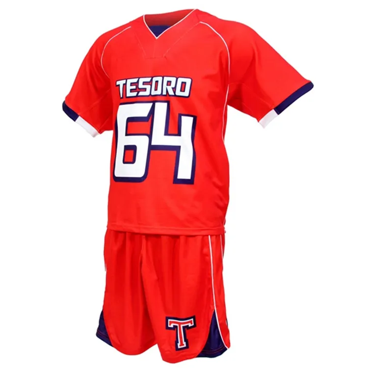 Custom Lacrosse Uniform Team Sportswear Lacrosse Jersey and Shorts Sublimation Lacrosse Uniform for Club supplier