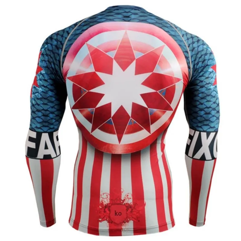 High Quality Nogi Fight Gear Custom Sublimation BJJ MMA Rash Guard Wholesale Compression Shirt Jiu Jitsu Rash Guard