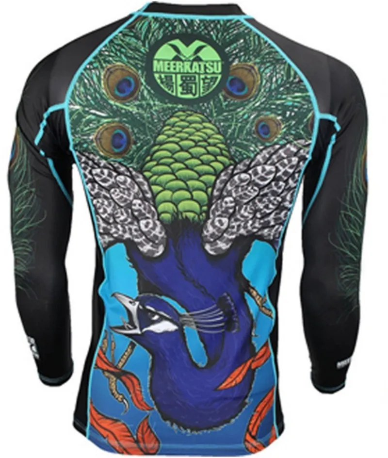 Gym Surfing Diving Rashguard Compression Shirts MMA Rash Vest Long Sleeve Swimming Surfing Rash Guard Sportswear Adults