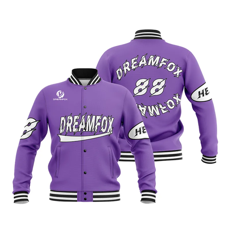 Custom Waterproof Baseball Varsity Jacket Blank Custom Logo Varsity Letterman Jackets Customize Your Own Baseball Jacket