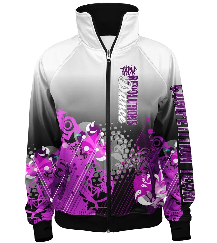Purple Dance Studios Club Tracksuit Warm Up Dance Jacket