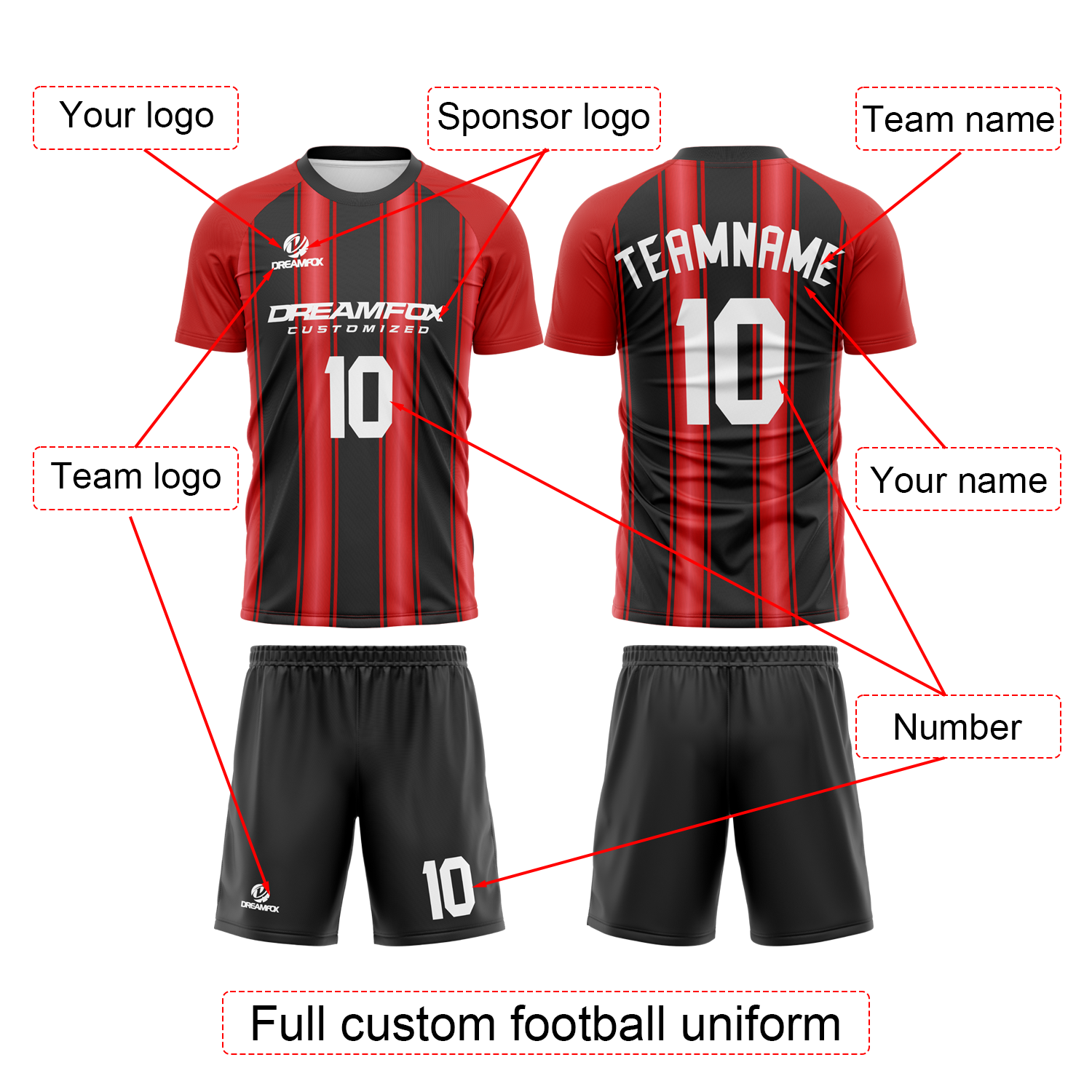 Wholesale Soccer T-shirts Football Wear 100% Polyester Soccer Uniform for Men Soccer Jersey Football Uniform Football Jersey