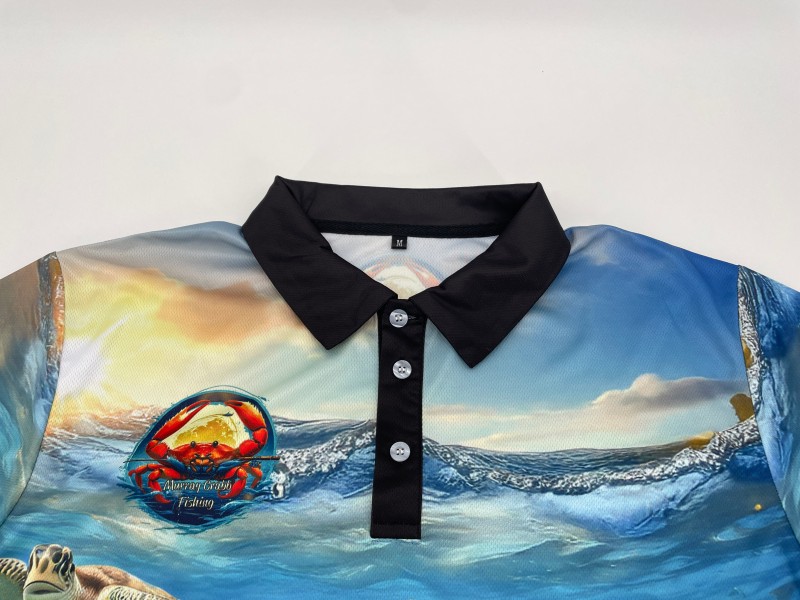 Custom Performance Sublimation Lightweight Uv Protection Polyester Breathable Upf 50 Hoodie Long Sleeve Fishing Shirt supplier