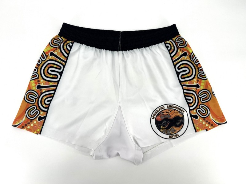 OEM custom Australia male footy short  aussie rules footy shorts men supplier