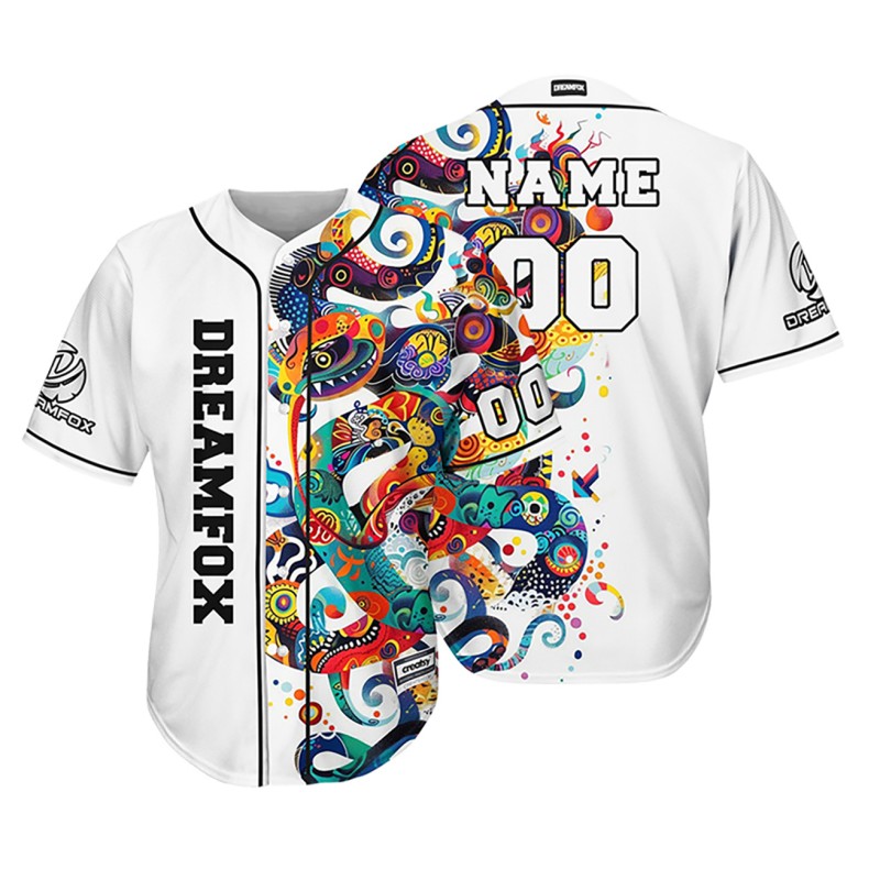 High Quality Softball Shirts Custom Logo And Number Team Wear Sublimation Baseball Uniform Wholesale Blank Baseball Jersey
