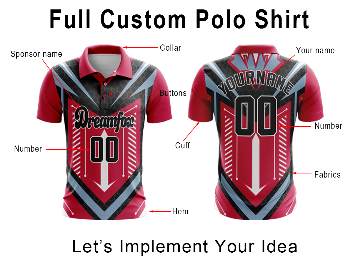 Customized sports quick-drying polo shirts