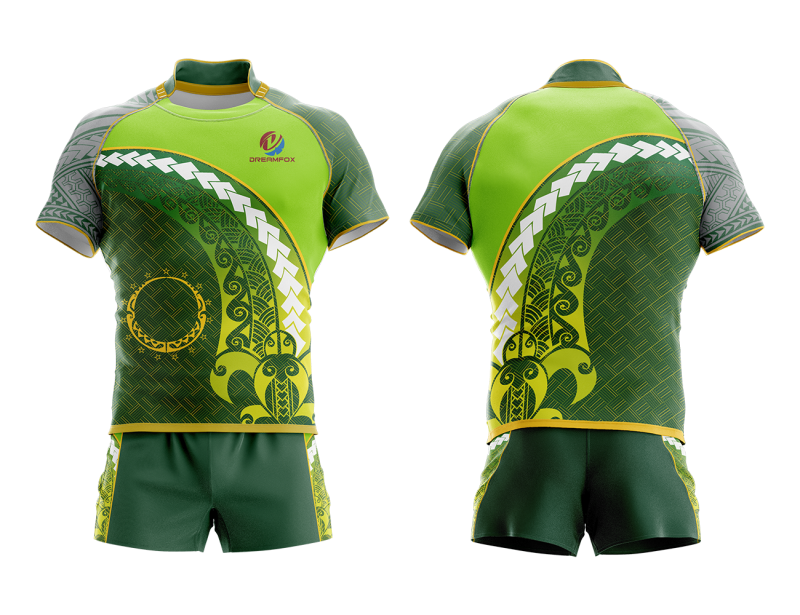 Factory Wholesale Rugby Jersey Athletic Rugby Shirt Full Sublimation Rugby Uniform Full Kits