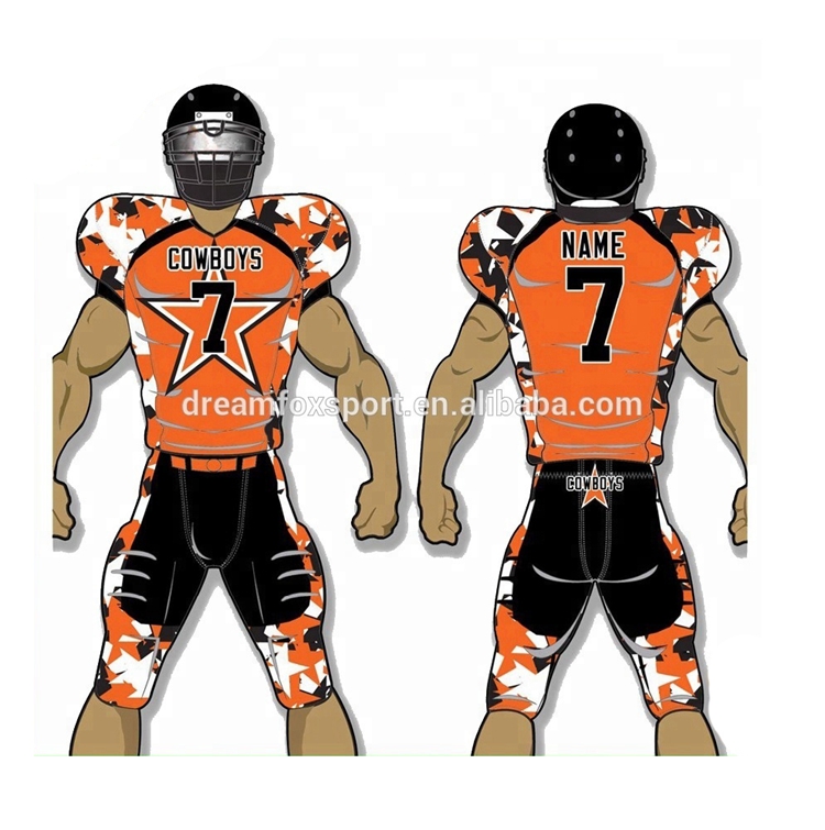 Custom Logo Brand Name Rugby Streetwear Retro Crop American Soccer Shirt Sublimated Printing Mesh American Football Jersey