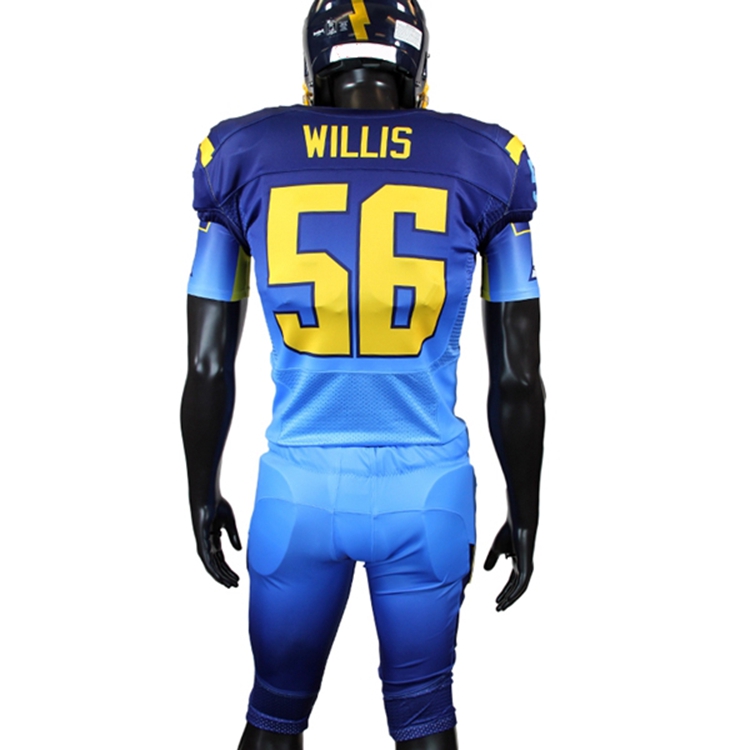 Wholesales custom design sublimated youth american football uniforms manufacturer
