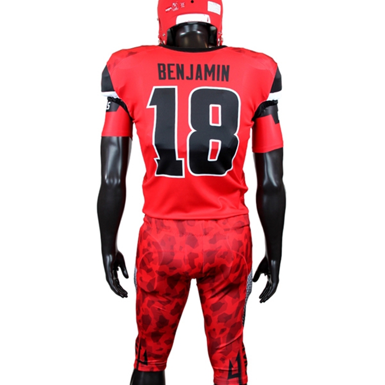 Custom Men High Quality Print Oversized Boxy Polyester Football Jersey Heat Transfers For T-shirts Retro American Jersey supplier