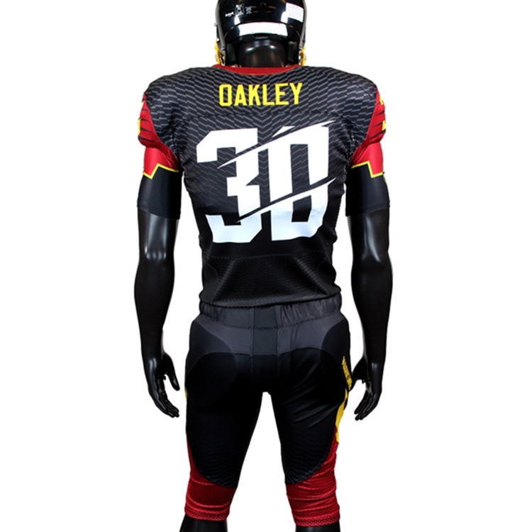 OEM custom sublimated mesh flag football jersey american football wear supplier