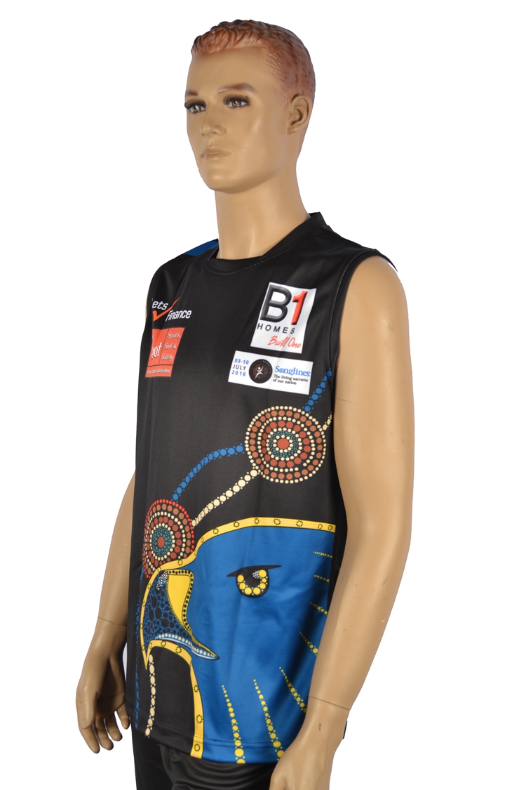 Custom Your Own Design Sublimation Afl Jumpers Singlet Sublimated AFL Playing Footy Jumper Sportswear