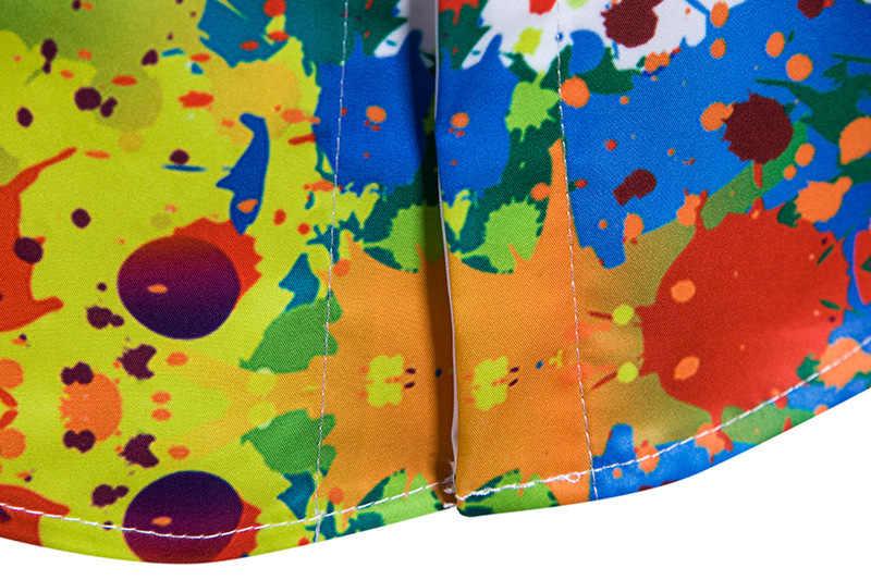 Custom Design All Over Printing Men's Hawaiian Casual Aloha Button Down Shirts