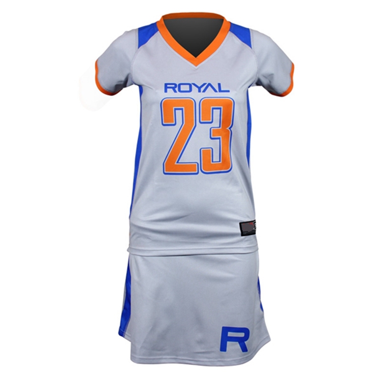 New Arrival Wholesale Price Cotton Lacrosse Shirt Sublimated Goalie Jersey Lacrosse Uniforms Girls