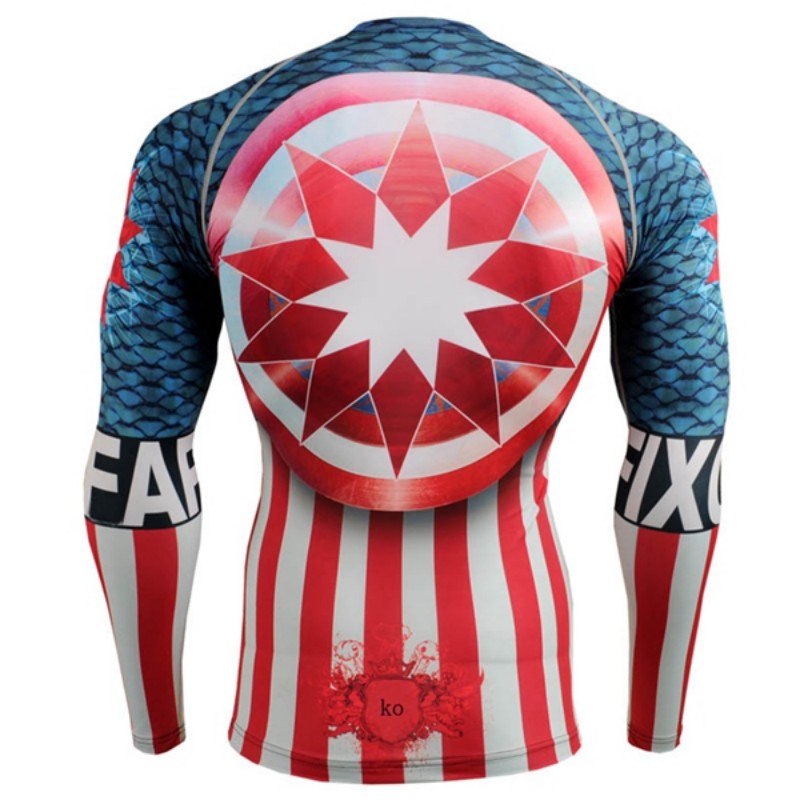 High Quality Nogi Fight Gear Custom Sublimation BJJ MMA Rash Guard Wholesale Compression Shirt Jiu Jitsu Rash Guard