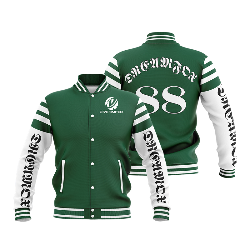 Custom Waterproof Baseball Varsity Jacket Blank Custom Logo Varsity Letterman Jackets Customize Your Own Baseball Jacket