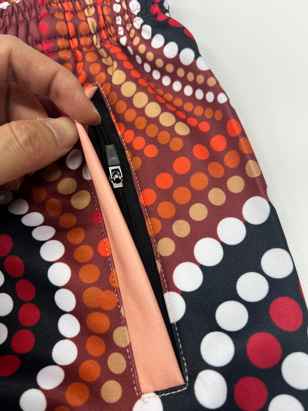 OEM custom country AFL footy shorts with zip pockets