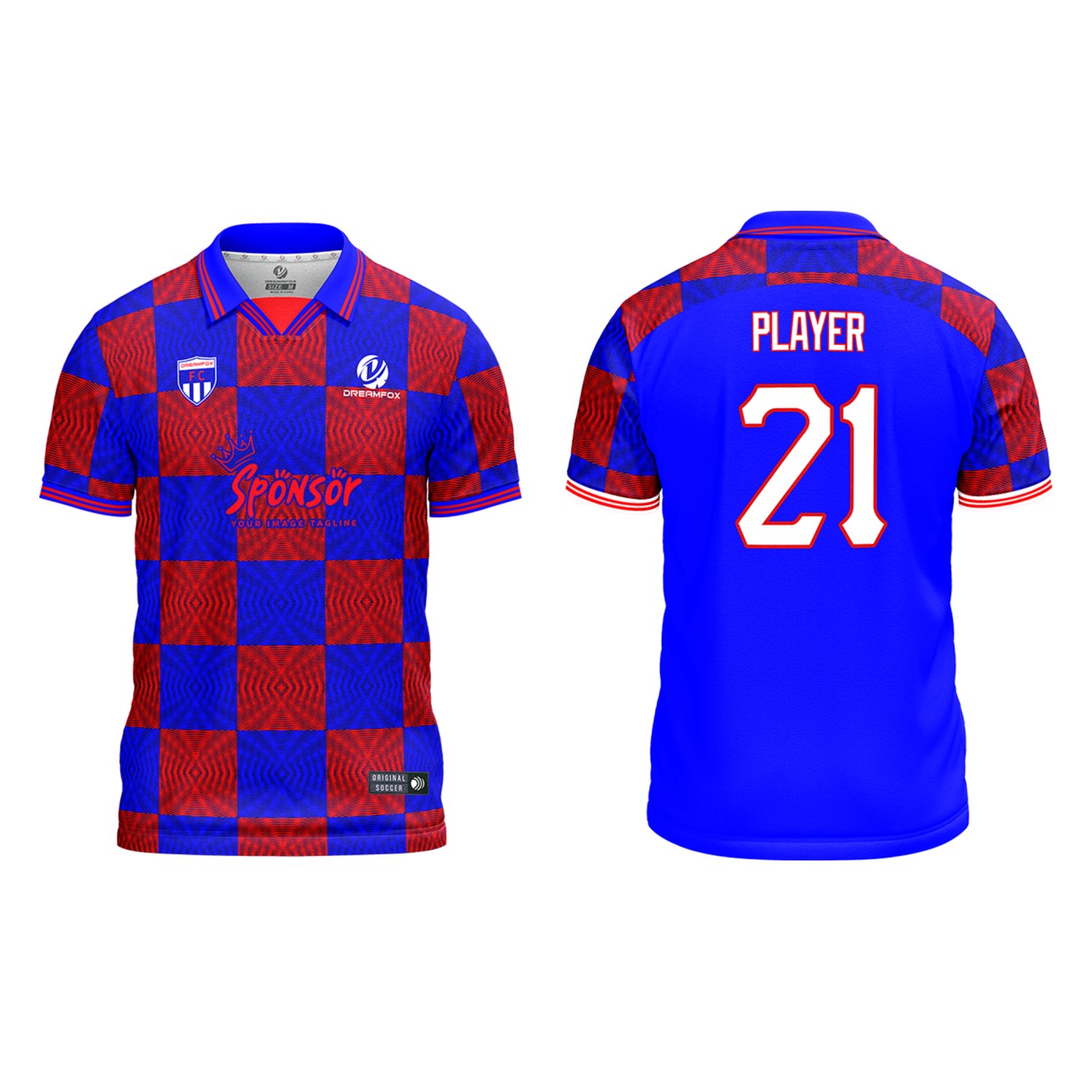 Custom Sublimation High Quality Vintage Soccer Jersey Club Uniforms Retro Team Shirts Soccer Polo Shirt